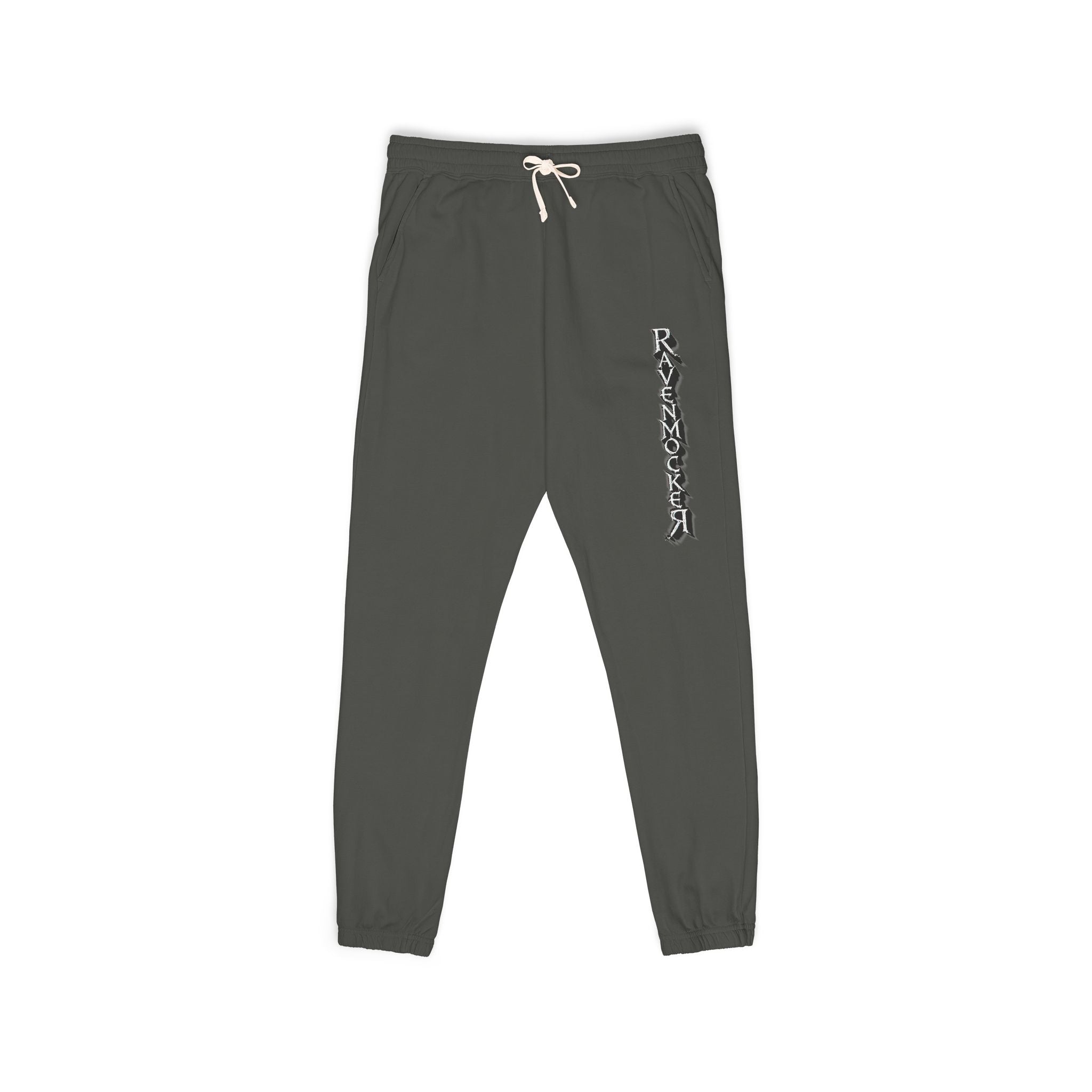 Vertical Script Sweatpants — Minimal Streetwear Fleece Joggers